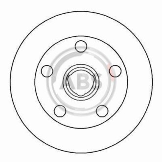 Диск гальмівний A.B.S. 16329
