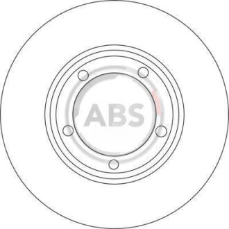 Диск гальмівний A.B.S. 16670