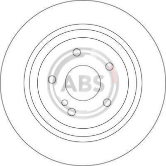 Диск гальмівний A.B.S. 17113
