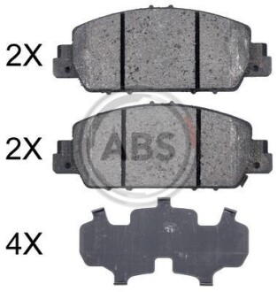 Гальмівні колодки дискові A.B.S. 35014