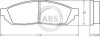 Комплект гальмівних колодок A.B.S. 36156 (фото 1)