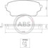 Комплект тормозних колодок, дисковий тормоз A.B.S. 37503 (фото 1)