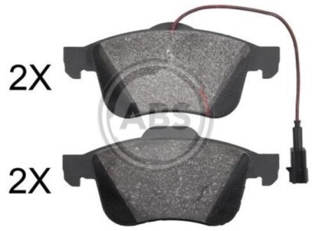 Комплект гальмівних колодок A.B.S. 37882
