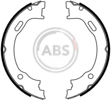 Комплект гальмівних колодок, стоянкове гальмо A.B.S. 9142