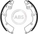 Комплект гальмівних колодок A.B.S. 9233 (фото 1)