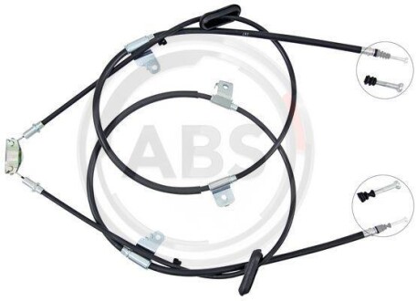 Трос ручного гальма зад. Mokka/Trax Л=Пр. (диск) (1918/1885/1773/1741) A.B.S. K19896