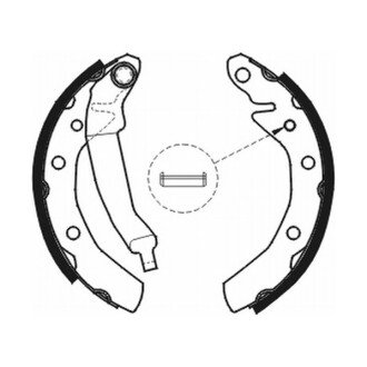Гальмівні колодки, барабанні ABE C00001ABE