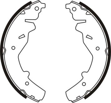 Гальмівні колодки, барабанні ABE C00307ABE
