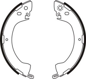 Гальмівні колодки, барабанні ABE C05001ABE