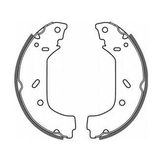 Гальмівні колодки, барабанні ABE C0P015ABE