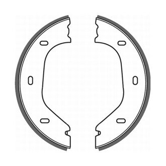 Гальмівні колодки, барабанні ABE CRB000ABE
