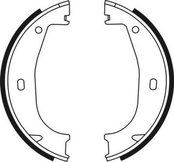 Гальмівні колодки, барабанні ABE CRB001ABE