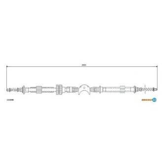 Трос ручного гальма ADRIAUTO 13.0248