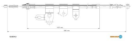 Трос зупиночних гальм ADRIAUTO 5202142