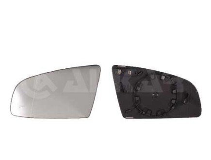 Скло дзеркала (з підігрівом) Audi A4 00-09 (R) ALKAR 6402525