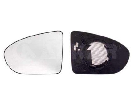 Скло дзеркала (з підігрівом) Nissan Qashqai 06-13 (L) ALKAR 6431567