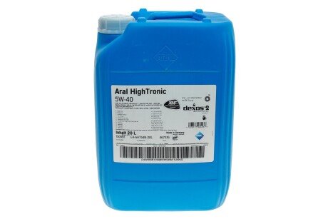 Олива моторна High Tronic SAE 5W40 (20 Liter) ARAL AR-1505B1