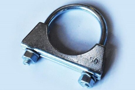 Хомут глушника стремяночний M8 Ф50 мм (оцинк. сталь) ASAM 55317