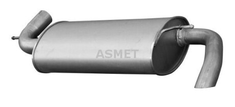 Задній. глушник,випускна сист. ASMET 30014