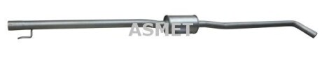 Передній глушник,випускна сист ASMET 30015
