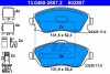 Комплект гальмівних колодок ATE 13046028572 (фото 1)