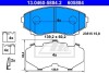 Комплект гальмівних колодок ATE 13046058842 (фото 1)