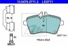 Комплект гальмівних колодок ATE 13047027112 (фото 1)