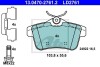 Комплект гальмівних колодок ATE 13047027612 (фото 1)