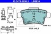 Комплект гальмівних колодок ATE 13047038362 (фото 1)