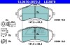 Комплект гальмівних колодок ATE 13047038702 (фото 1)