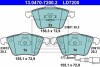 Комплект гальмівних колодок ATE 13047072002 (фото 1)