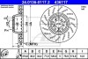 Гальмівний диск складається з двох частин ATE 24013601172 (фото 1)