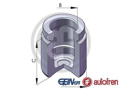 Поршень супорта зад BMW 3 E46/Volvo S60/V70/XC70 42x49 AUTOFREN D025125