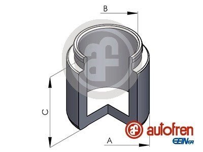 Поршень супорта перед AURIS/RAV 4/CAMRY (63х49мм) 06- AUTOFREN D025291