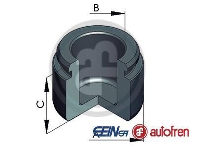 Поршень супорта пер. Insignia A 09-/Astra J 12-/Tesla Model S 14- (44x30mm)(Brembo) AUTOFREN D025504