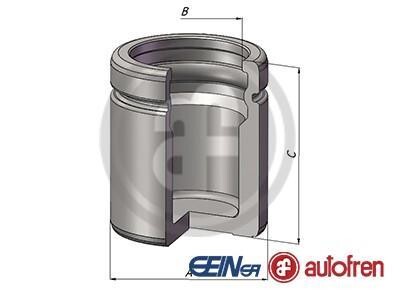 Поршень супорта зад. BMW 1 (E81, E82, E87, E88) 06-/W204 07- (40x51mm)(ATE) AUTOFREN D025600