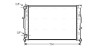 Радіатор охолодження двигуна Skoda Superb 2,0i 03>08 1,9TDI MT AC+/- AVA AVA COOLING AI2189 (фото 1)