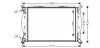 Радіатор охолодження двигуна Audi A4 04>08 1,6-2,0i MT AVA AVA COOLING AI2195 (фото 1)