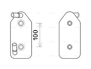 AVA VW Оливний радіатор Audi A3, Golf IV, Polo, Skoda Octavia I AVA COOLING AI3356