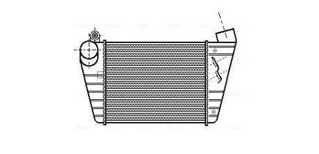 Інтеркулер A3 1.8i / 1.9 TDi 09/96- (Ava) AVA COOLING AI4172