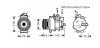 Компресор кондиціонера AUDI A4/ А5/ А6/ Q5 (AVA) AVA COOLING AIAK334 (фото 1)