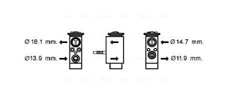 Розширювальний клапан AVA COOLING BW1432