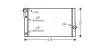 AVA BMW Радіатор охолодження двиг. 5 F10, 6 F13, 7 F01 2.0/3.0d 10- AVA COOLING BW2410 (фото 1)