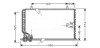 AVA BMW Радіатор кондиціонера (Конденсатор) 5 (E34) AVA COOLING BW5184 (фото 1)