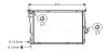 Радіатор охолодження двигуна 3-SERIE ALL E46 AT 98-05 (Ava) AVA COOLING BWA2205 (фото 1)