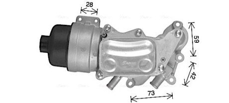 Радіатор масляний CITROEN/ MINI / PEUGEOT (AVA) AVA COOLING CN3337H