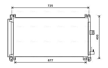 Радіатор кодиціонера AVA COOLING CN5273D