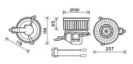 Компресор салону AVA COOLING CN8511