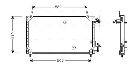 Радіатор кодиціонера AVA COOLING DW5006