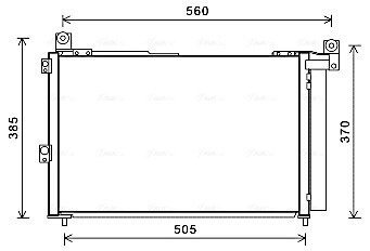 Радіатор кодиціонера AVA COOLING FDA5486D